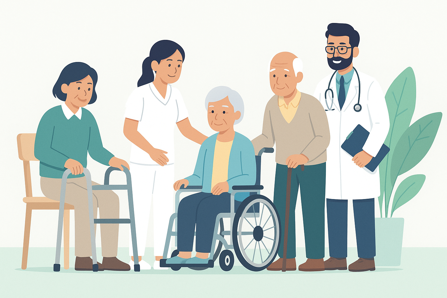 療養型病院選びの7つのチェックポイント一覧図