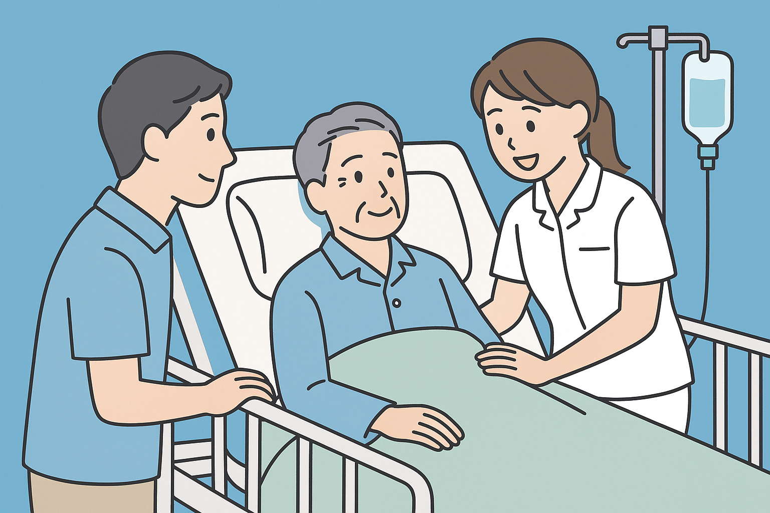 療養型病院入院までの5ステップフローチャート